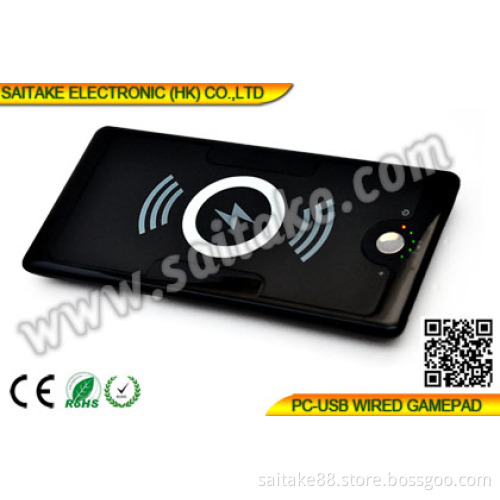 Qi Wireless Charger with Power Bank Function High Charge Efficiency Hot Sell